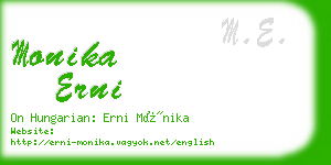 monika erni business card